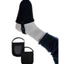 1 Pack Cast Sock Cover for Foot, Cast Socks Over Cast for Women Men, Soft Warm Cast Toe Protector, Non-slip Adjustable Cast Socks for Adults, Socks for Casts Foot