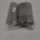 baibu Set of 2 Rectangle Bench Stool Cushion, Non-Slip Saddle Stool Pads Bar Stool Cushion with Machine Washable Cover - Only 2 Pads (Brown, 18x9.5x1.5in)