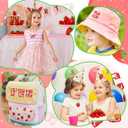 Letter Patches Self-Adhesive for Girls Backpack: Kingsow 64Pcs Strawberry Patch Stickers A-Z Alphabet Applique - Preppy Cute Fabric Letters Patches Stick on Clothing Hats Bags DIY Crafts