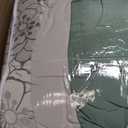 Stratford Park Green Comforter Set Queen Size, 7 Piece Jacquard Soft Bedding Set, All Season, Bedskirt, Pillows & Shams