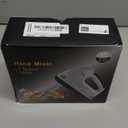 Electric Hand Mixer - 7 Adjustable Speed 180W Handheld Mixer Electric Whisk with 5 Stainless Steel Accessories, Turbo Boost/Self-Control Speed + Eject Button Food Beater for Cakes Eggs (Off white)