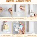 Soap Grinder for Bar Soap Wall-Mounted - for bar soap, Creative Wall-Mounted Soap Grinding Box, No Drilling Waterproof Soap Container Grinder for Travel Kitchen Bathroom