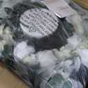 Large Flower Centerpieces for Tables: 17.7 inch Diameter White Artificial Flower Ball Arrangement 10 Pcs for Wedding Party Centerpiece - Fake Floral Rose for Bridal Shower Decorations