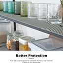 Drawer and Shelf Liner - Thick Strong Grip, Durable Non-Slip, Easy to Clean, Breathable and Non-Adhesive Cabinet Liners for Kitchen, Bathroom, Desks, Storage, Gray (11.8" W x 236.2" L)