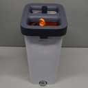 MUEE Mop and Bucket with Wringer Set for Home, Flat Mop and Bucket Set for Floor Cleaning and Window Wall Cleaner, Wet and Dry Mop with Long Handle and 3 Microfiber Pads