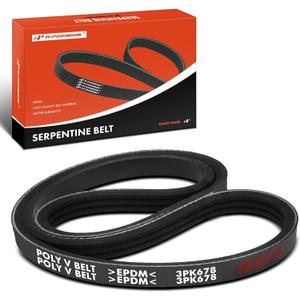 A-Premium Engine Serpentine Drive Belt Compatible with Ford, Mazda & Mercury Cars - Escape, Taurus, Mystique, Sable, Contour, 6, Tribute, MPV, Cougar, Mystique, Sable - V6 2.5L 3.0L