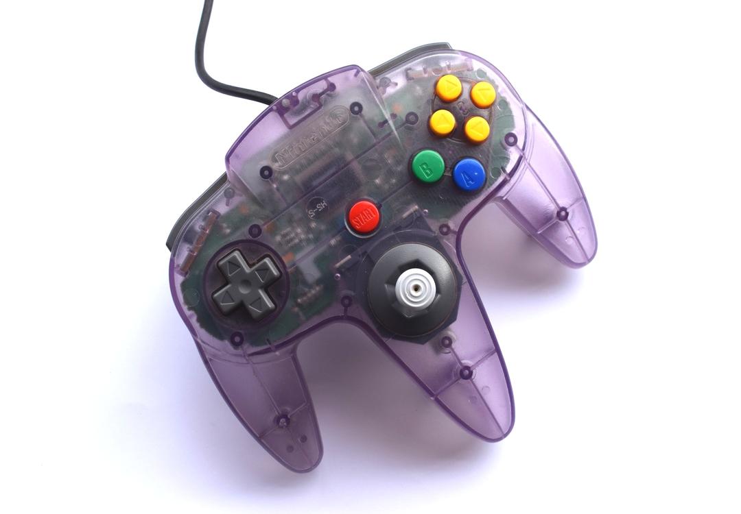 KIWITATA Classic N64 Controller, Retro N64 Wired Gaming Remote Joystick Replacement Controller for N64 System Video Games Console Clear