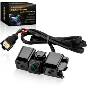 Backup Camera Rear View Compatible with 2014 2015 Chevy Silverado Cheyenne GMC Sierra 1500 2500 HD 3500 HD Night Vision Park Assist Reverse Camera Replaces# 22803702, 23306741, 84143039, PAC13