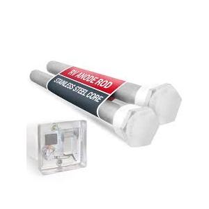 Oneness 369 Maximum Durability RV Water Heater Anode Rod - 4.5" x 1/2"NPT Anode Rod for RV Water Heater, 2 Pack, Rust-Resistant Hex Head