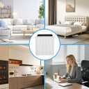 (2-Pack) 211+ Replacement Filter Compatible with Blue Pu-re 211+ Air Cleaner Purifier Series, 2 Stage Filtration System of H13 True HEPA and Activated Carbon Filter