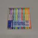 Four Candies 0.7mm Erasable Gel Pens, Make Mistakes Disappear Colored Pens, 12 Colors Retractable Fine Point Erasable Pens for Writing, Drawing, Planner & School Supplies