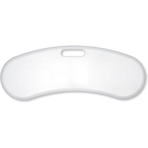MedCo Technology Premium Seated Transfer Board, Friction-Reducing High Density Plastic, Soft Edges, Anti-Slip Pads, Curved with Transport Handle. Perfect for Bed, Wheelchair, Toileting, and More