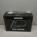 A-Premium Passenger Side Power Door Mirror - Compatible with Chevrolet Tahoe Suburban 1500 2007-2014, Suburban 2500 2007-2013 & GMC Yukon 2007-2014, Yukon XL 1500 2500 - Heated Manual Folding Chrome