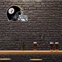 Rico Industries NFL Football Helmet Shape Cut Pennant - Home and Living Room Dcor - Soft Felt EZ to Hang