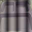50 Pack (100-Piece) 32 oz Meal Prep Containers Reusable with Lids 3-Compartment, To Go Take Out Plastic Food Storage Containers, Sturdy Leakproof Food Safe, Microwave Freezer Dishwasher Safe, Lilac