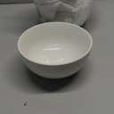 MALACASA 26 Oz Porcelain Soup Bowls Set of 4, White Ceramic Bowls for Kitchen, Cereal Bowl for Oatmeal, Fruit, Salad, Ramen and Rice Bowl -Dishwasher & Microwave Safe Bowls