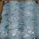 100PCS Baby Blue Foam Roses Artificial Flowers Blue Foam Flowers Bulk Stemless Fake Roses for DIY Wedding Centerpieces Arrangements Party Baby Shower Home Decor(Baby Blue)