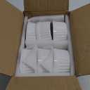 LE TAUCI Ramekins 4 OZ Oven Safe, Creme Brulee Ramekins, Pudding Custard Cups Souffle Ramiken, Dipping Sauce Dishes, Ceramic Ramekin Bowls Set of 6, White