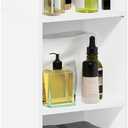 Furinno PASIR Book Shelf, 5-Tier Modern Bookshelf, Open Shelves Bookcase 9 x 12 x 52, for Living Room, Bedroom, Home Office, White