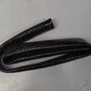 YAMAKATO 1" ID Heat Shielded Fire Thermo Armor Fire Sleeve Silicone Coated Fiberglass Heat Protection for Automotive Hose Lines & Electrical Wiring (Black, 3FT)