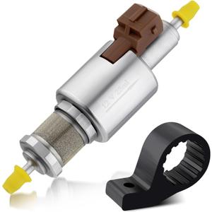Diesel Heater Oil Fuel Pump, Low Noise With Filter Function Air Heater Electric Fuel Pump Kit for China 2KW 5KW 8KW Air Diesel Parking Heater Oil Filtering Pump Accessories