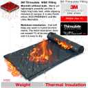 iClimb 3M Thinsulate Insulation Warm Camping Blanket Ultralight Compact, 72.8 55, 1 lb
