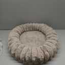 BALANCE Luxury Donut Dog Bed, 23 Inches Round Dog Beds for Small Dogs Washable, Orthopedic Calming Pet Bed for Puppy and Cats with Anti-Slip Bottom, Oatmeal