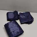 Pack of 50 Wedding Satin Chair Sashes Navy Bows 7x108inch Ribbon Fabric Bands for Banquet Party Hotel Restaurant Ceremony Event Chairs Knots Ties Decorations - Navy, 50PCS