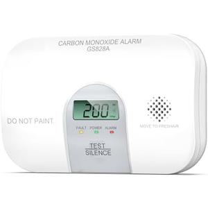 Siterwell Carbon Monoxide Detectors, 10 Year Product Life CO Detector with LCD Digital Display and Sound Warning, ETL Listed, Carbon Monoxide Detectors Battery Operated for Home School Office, 1-Pack