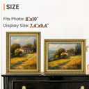 upsimples 8x10 Picture Frame with Real Glass, Ornate Vintage 8 x 10 Photo Frames for Wall Decor or Tabletop Display, Gold, 2 Pack