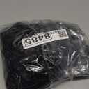 Clip in Hair Extensions, FLUFYMOOZ 4PC 100 Pure Protein Silk Hair Extensions Long Soft Natural Hairpiece 16 Inch Curly Hair Extension for Women (Black Brown)