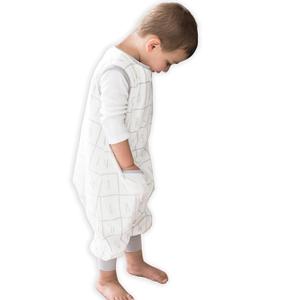 Tealbee Dreamsuit Walker Toddler Sleep Sack with Feet and Legs, 2T-3T | 70% Rayon Made from Bamboo, 30% Organic Cotton, 0.8 TOG Summer, 2-Way Zipper, Buttery Soft Wearable Blanket, Cactus