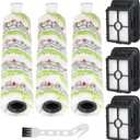 3 Pack Multi-Surface Pet Brush Rolls 2788 and Vacuum Filters 1866 Compatible with Bissell CrossWave Max 2554 2554A 2590 2593 2596, for HydroSteam 35151 3515 35152 3513 3518, Part 1618641&1608684
