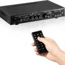 Bluetooth 5.1 Sound Speaker AMP,Stereo Audio Amplifier Receiver, 6 Channel Home Theater Audio Stereo System Components,100Wx3+30WX3 1000W(Peak Power) Home Amplifier FM Radio