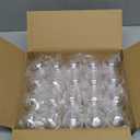 ANVAVO 100 Pieces 2 inch Clear Plastic Fillable Ball Ornaments DIY Craft Transparent Baubles Shatterproof Christmas Tree Hanging Ornaments for Christmas, New Years, Birthday, Wedding, Home Decor