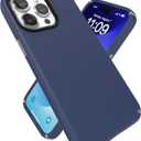 Speck iPhone 15 Pro Max Case - Built for MagSafe, Drop Protection - Scratch Resistant, Soft Touch, 6.7 Inch Phone Case - Presidio2 Pro Coastal Blue/Dust Grey/White