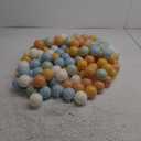 Clear Ball Pit Balls - Crush Proof Plastic Toy Balls for Boys and Girls (170 PACK, orange, teal)