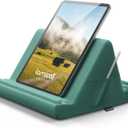 Lamicall Tablet Pillow Holder Stand for Lap - Tablet Holder for Bed, with Pocket & 4 Viewing Angles, for iPad Pro 11, 10.5, 12.9, Air Mini, Kindle, Tabs, 4-13" Devices, Green