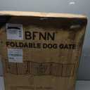 BFNN 120" W Freestanding Dog Gate with Door for Indoor & Outdoor, 24'' Tall
Foldable Metal Pet Gate for Doorways/Stairs/Hallways, Puppy Fence for Deck, Flexible Space Control, No Drill, White