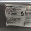 SHARP Countertop Microwave Oven with Removable 12.4" Carousel Turntable, 1000 Watt, 1.1 Cubic Feet, Stainless Steel