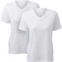 Cricut Women's T-Shirt Blank, V-Neck, DIY Custom T-Shirt, Large