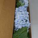 Hydrangea Artificial Flowers3PCS HydrangeaFaux Hydrangea FlowersArtificial HydrangeasFake HydrangeasPerfect for Weddings, Parties, and Home Decor (Blue)