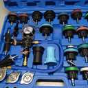 DAYUAN 28pcs Universal Radiator Pressure Tester Kit, coolant Pressure Tester kit coolant Vacuum Refill kit for Cooling System