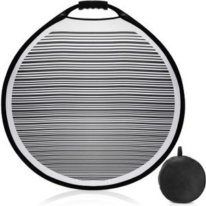 Dent Reflector Board, 31.5 Inch Foldable Lined Striped Dent Board with Bag, Portable Flexible PDR Lined Light Reflector Panel Dent Remover Tool for Car Vehicle Door Scratch