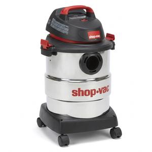 Shop-Vac 12 Gallon 6.0 Peak HP Wet/Dry Vacuum, Stainless Steel Tank, 3 in 1 Function Portable Shop Vacuum with Attachments, Drain Port, Ideal for Jobsite, Garage & Workshop.