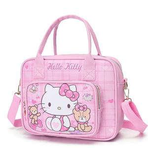 Cute Crossbody Bags, Cartoon PU Leather Handbag, Adjustable Zipper Shoulder Bag, Lovely Gift for Her (Pink)