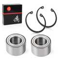 2X Front Wheel Bearings 35 * 64 * 37mm Ring Clip for Polaris Ranger 400 500 570 Sportsman 400 500 550 570 700 800 Magnum ATP 325 330 500 ACE 570 900 3514634