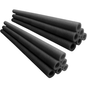 1" Trampoline Pole Foam Covers, Trampoline Pole Foam Padding Replacement, 35.4'' Length Each Enclosure Sleeve, Black, 12 Pcs