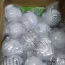 Sumind 24 Set Golf Ball Cups with Straws and Lids, 10 oz Plastic Reusable Golf Party Cups Bulk for Kids Birthday Theme Party Supplies