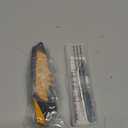 3.5" Replaceable Blade EDC Folding Hunting Knife with Dual Thumb Opener and Pocket Clip with 3 Drop Point Blades, Durable ABS and Non-Slip rubberized TPR Handle with Nylon-Holster, skinning knife